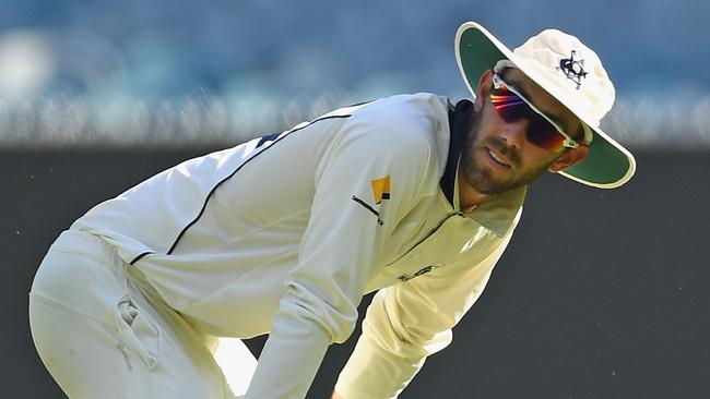 Glenn Maxwell was forced to field for all three sessions.