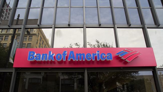 AUSTIN, TX - SEPT 2: A Bank of America branch in Austin, Texas on September 2, 2011. The US government announced that it will sue Bank of America for selling toxic mortgage-backed securities.