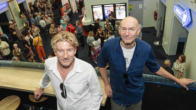 Spit actor/producer David Wenham with director Jonathan Teplitzky before a special Q&amp;A screening of Spit at BCC Cinemas Toowoomba Strand, Tuesday, February 11, 2025. Picture: Kevin Farmer