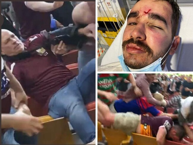 Revealed: NRL hero caught in violent Magic Round brawl