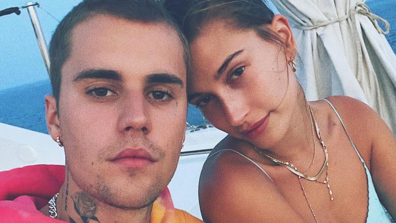 Justin and Hailey Bieber had a rocky first year of marriage. Picture: Instagram
