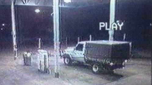 Security footage from an Alice Springs service station showed a car matching Murdoch’s.