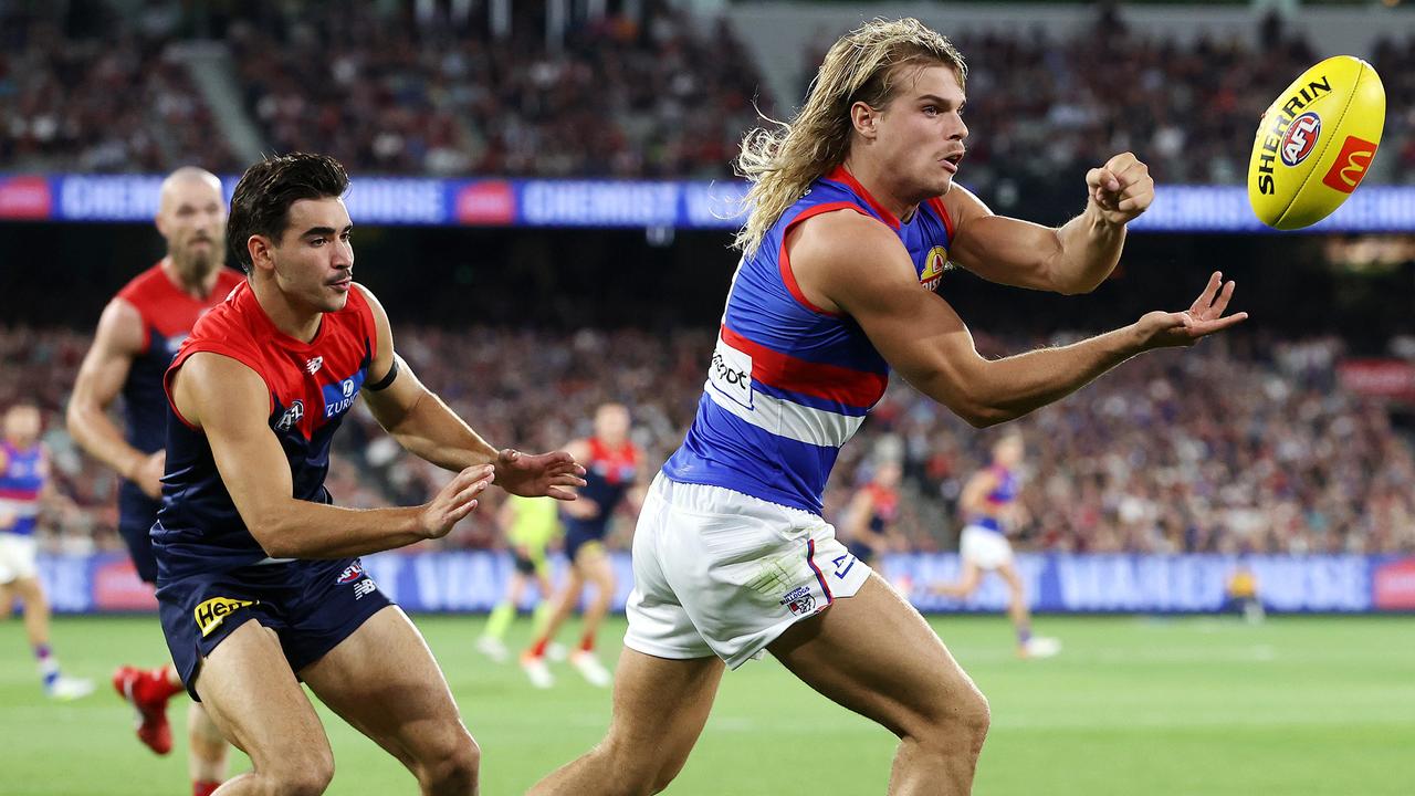 Last year’s opener between the Bulldogs and the Demons rated extremly highly across all broadcast platforms. Picture: Mark Stewart