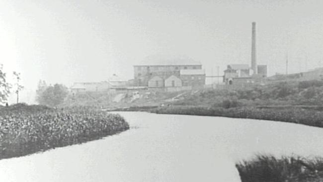 Sugar Works circa 1920s: the refinery processed white sugar to produce loaf sugar and molasses. Picture: Supplied