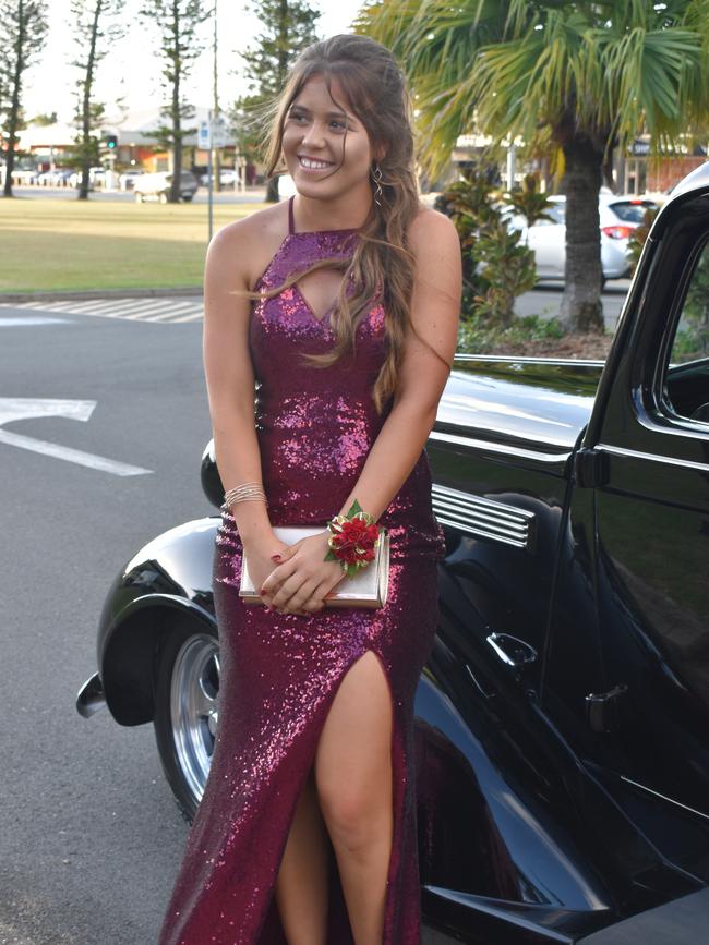 Georgia Beveridge at the Sarina State High School formal at the MECC, Mackay, on Thursday November 19. Picture: Zizi Averill