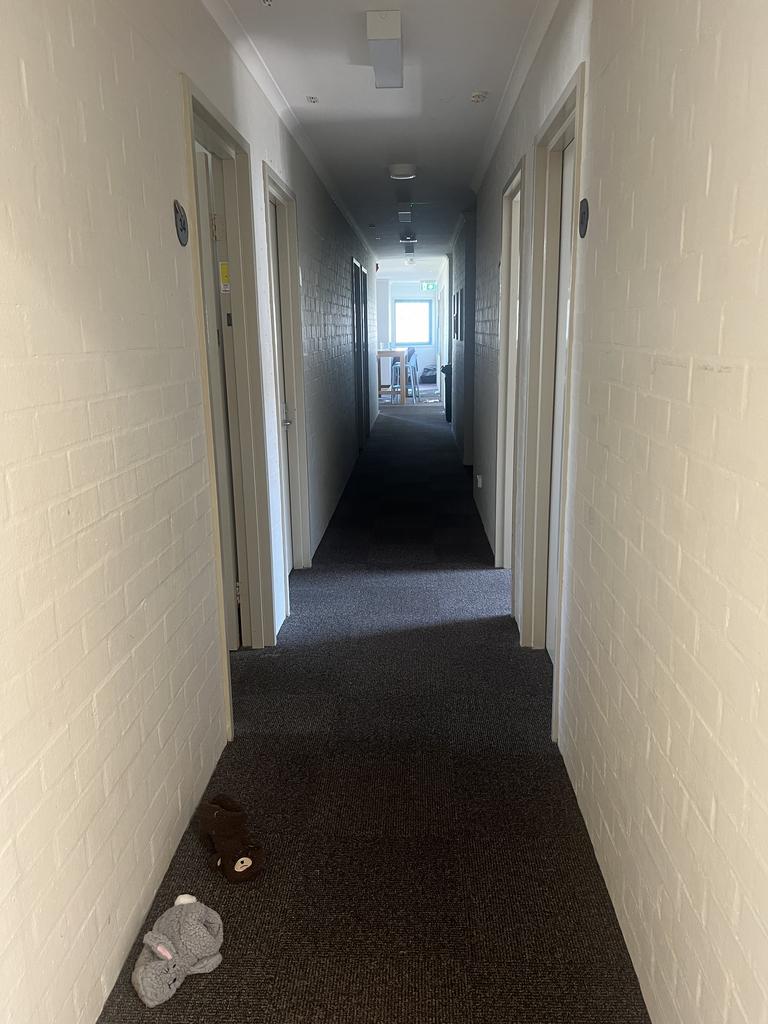 A corridor in the Halls of Residence. Picture: Supplied