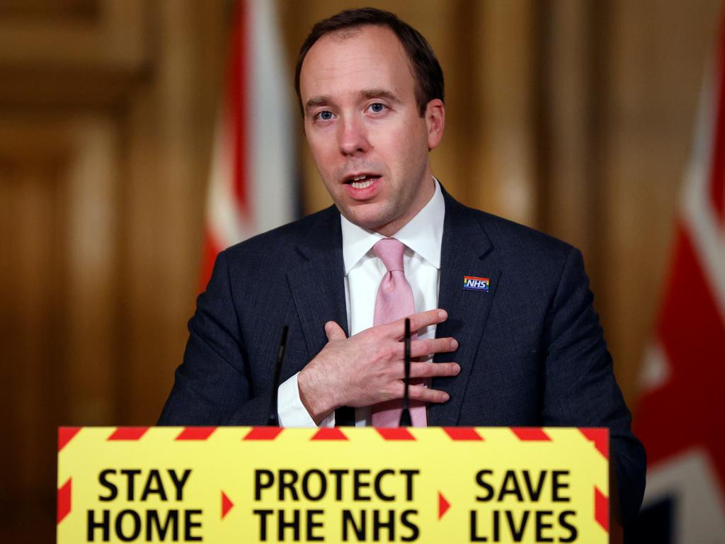 Matt Hancock, Secretary of State for Health and Social Care. Picture: John Sibley/WPA Pool/Getty Images)