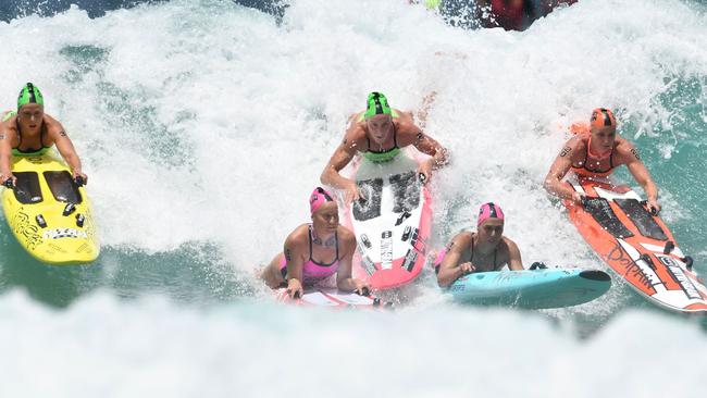 The competition was closer than normal in the ironwoman at Bondi.