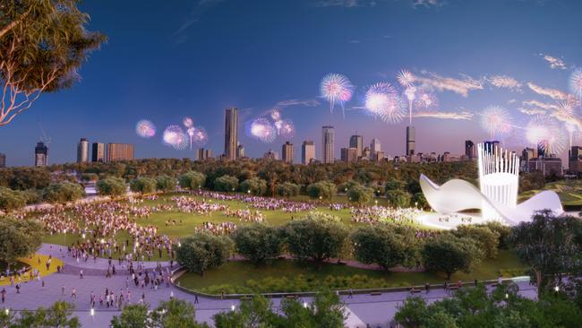 Artist impression of the Victoria Park of the future.