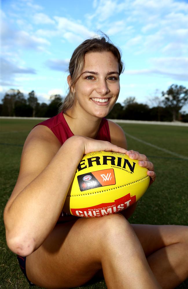 Lauren Bella will join the inaugural AFLW Gold Coast SUNS side. Picture: AAP