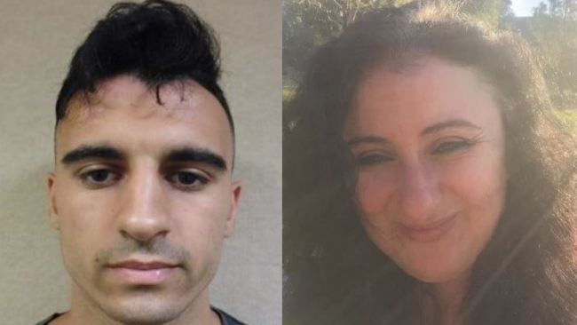 Yasemin Aslaner (right), 49, and Elias Awad (left), 22, were last spoken to by police at the Kulgera border checkpoint on Monday 19 July. Picture: NT Police