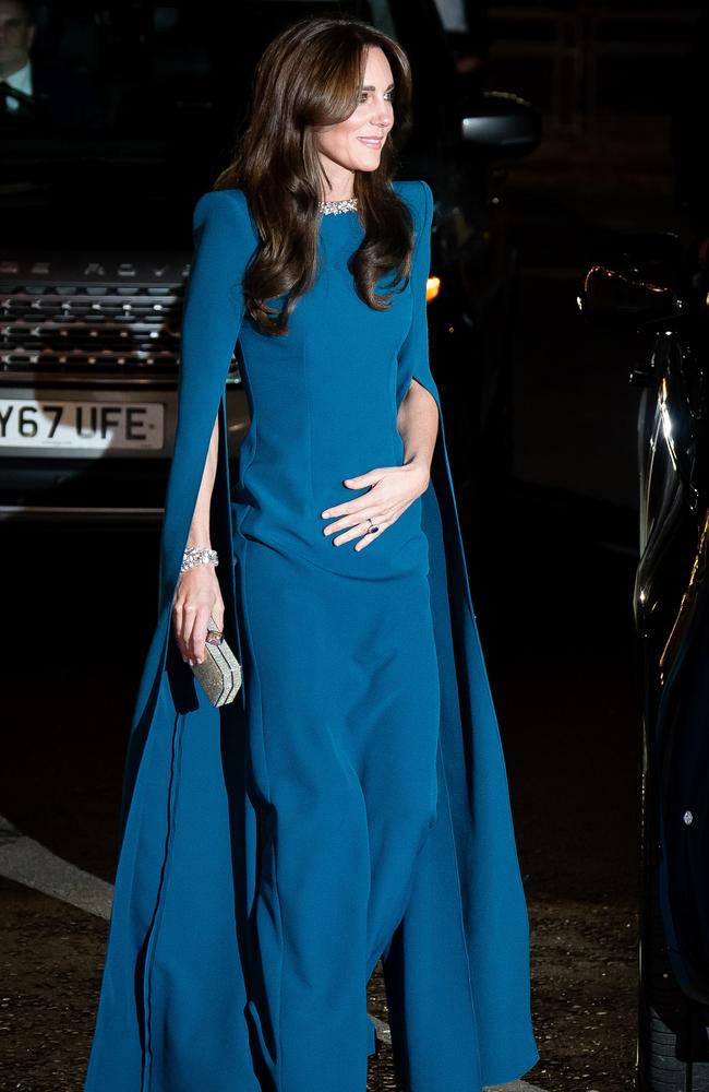 Kate Middleton arrives for the Royal Variety Performance at the Royal Albert Hall. Picture: Aaron Chown – WPA Pool/Getty Images