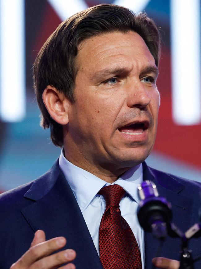 Florida Governor Ron DeSantis. Picture: Anna Moneymaker/Getty Images/AFP