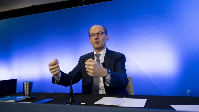 ANZ chief executive Shayne Elliott: ‘No doubt there’s uncertainty here. But if you were designing a starting point, you would pretty much want what we have now.’ Picture: Arsineh Houspian