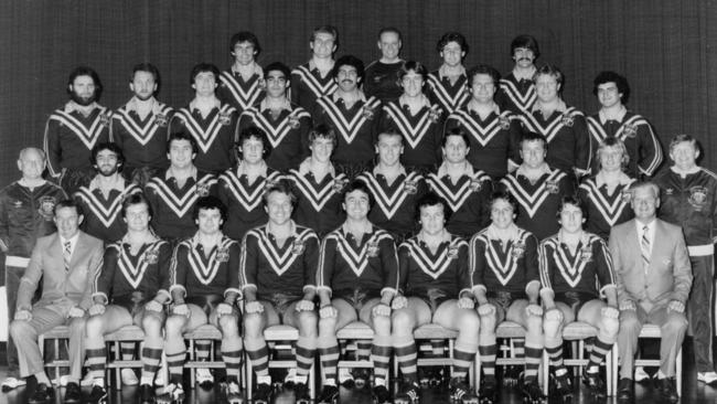 The unbeatable 1982 touring Kangaroos side.