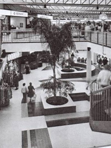 The old interior of the centre.