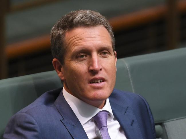 Labor backbench MP Josh Wilson reacts during House of Representatives Question Time at Parliament House in Canberra, Thursday, February 14,  2019. (AAP Image/Lukas Coch) NO ARCHIVING