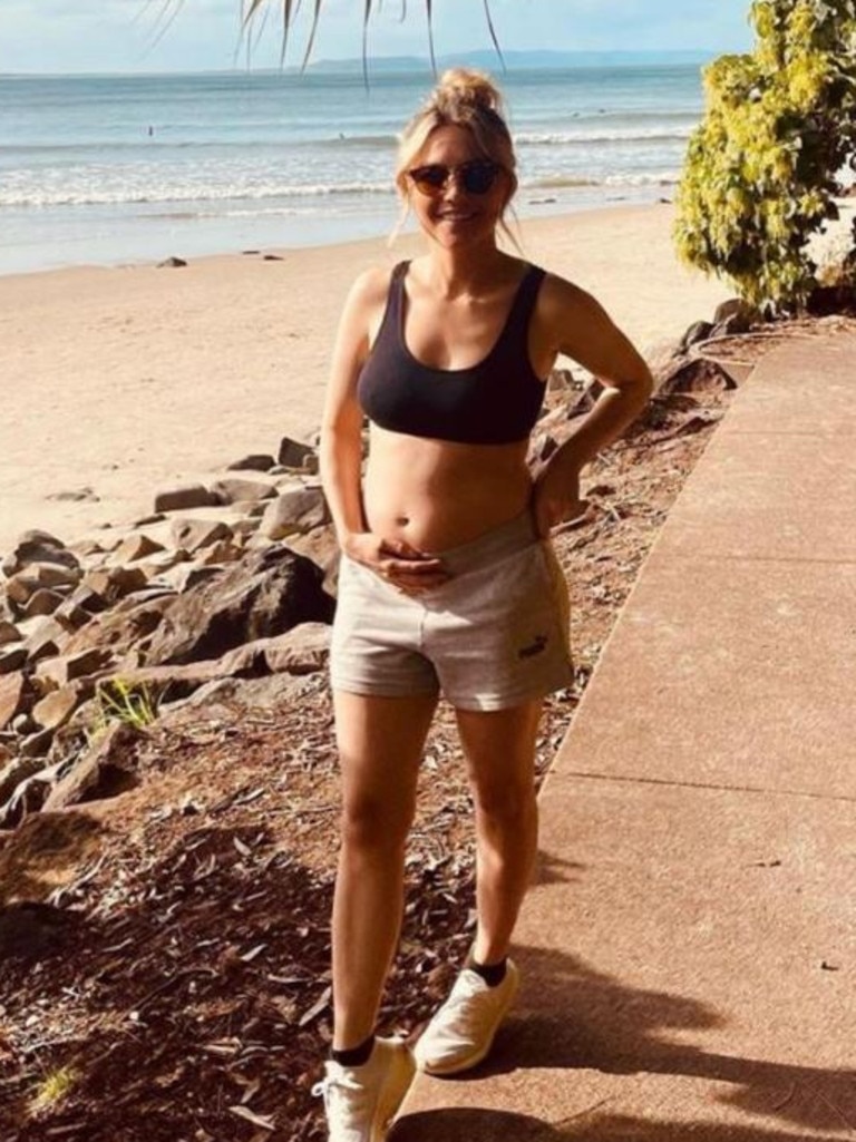 The former Home And Away star has been documenting her pregnancy on social media since announcing the news in September. Picture: Instagram/Sam Frost