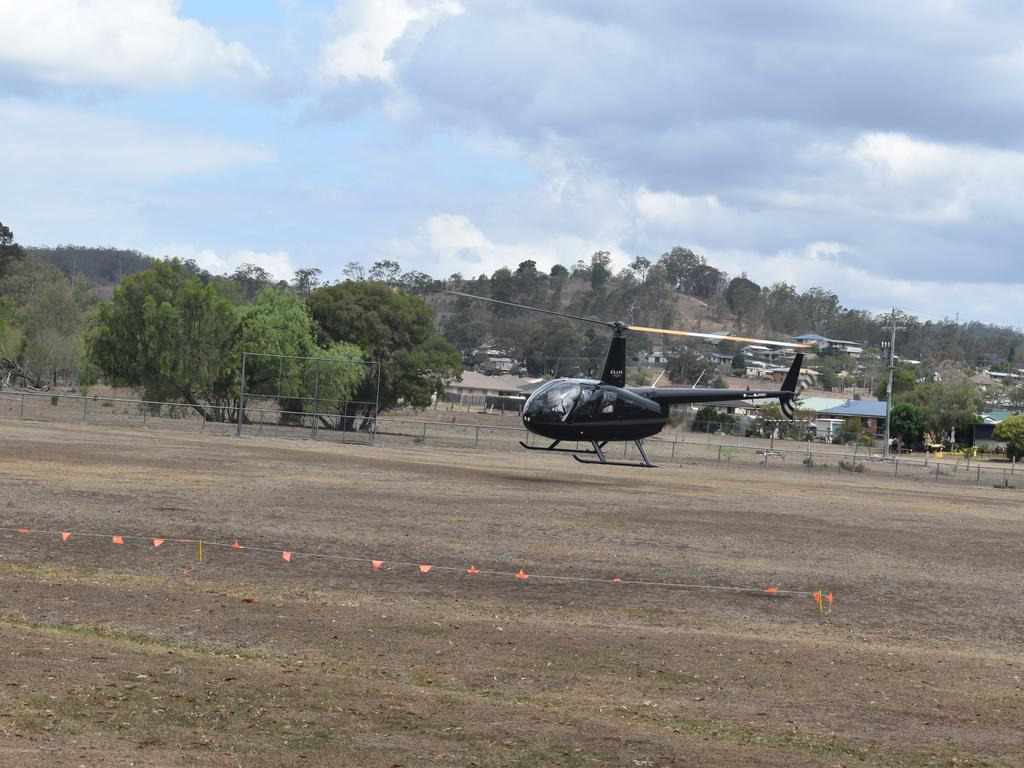 Helicopter rides were one of the many attractions that took place throughout the day