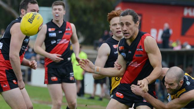 Kaine Stevens will miss the opening two rounds of the SANFL season. Picture: Brenton Edwards/AAP