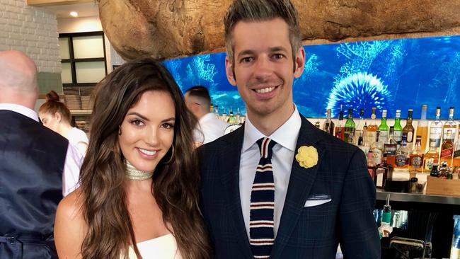 Amanda Blanks and Artesian Hospitality partner Matt Keegan at White Rhino Bar & Eats in Surfers Paradise. Picture: Bree Maloney