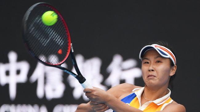 Tennis stars, sports bodies, governments and human rights defenders have spoken up for Peng Shuai. Picture: AFP