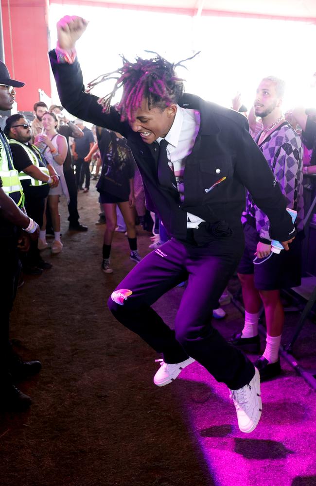 Jaden Smith performed as a guest, Picture: Frazer Harrison/Getty Images for Coachella