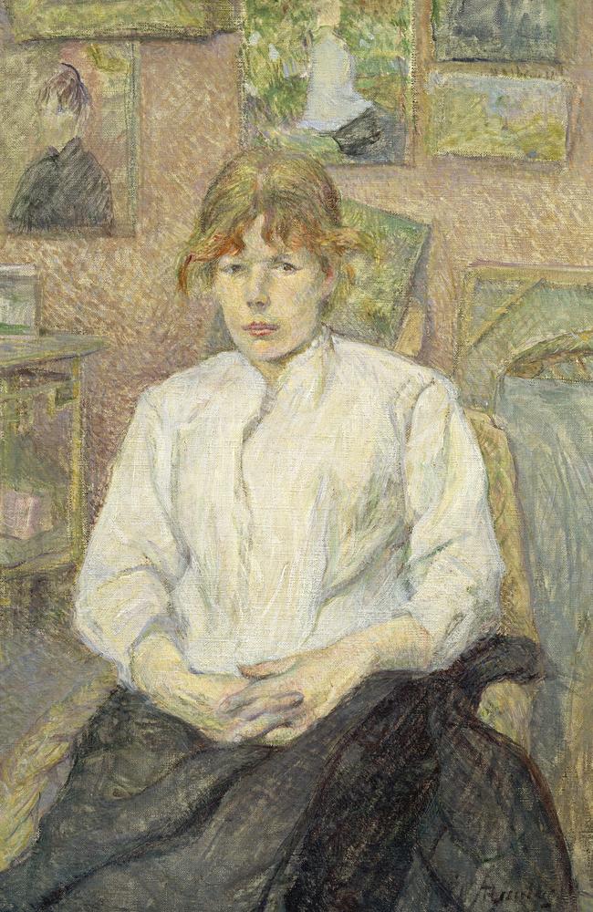 Carmen Gaudin in the Artist’s Studio, by Henri de Toulouse-Lautrec.