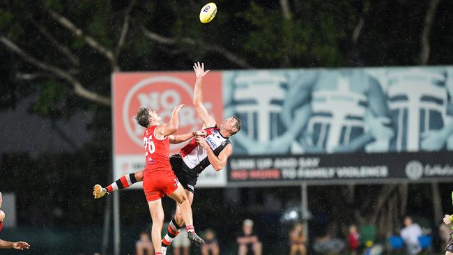 Waratah vs Southern Districts in the 2022-23 NTFL grand final. Picture PEMA TAMANG Pakhrin