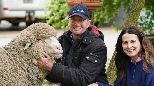 Top result: Rod and Sue Miller from Glenpaen Merinos at Brimpaen. Picture: Supplied