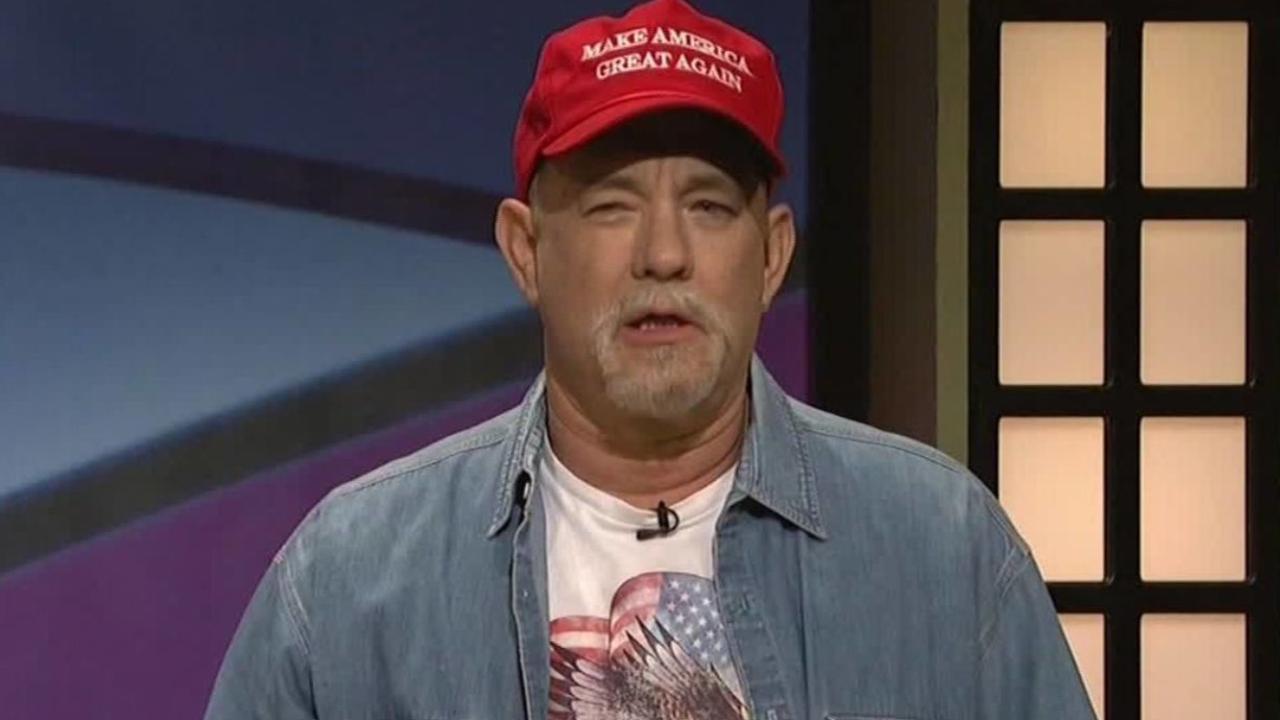 Hanks was among an array of stars to make an appearance on the SNL special. Picture: X