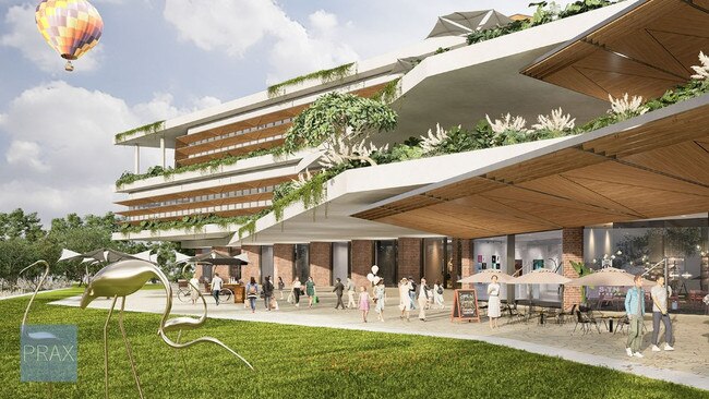 Artist's impression of how a renewed Toombul could look, according to a northside architectural firm. Mirvac has delayed releasing its plans until 2023. Picture: PRAX Studio