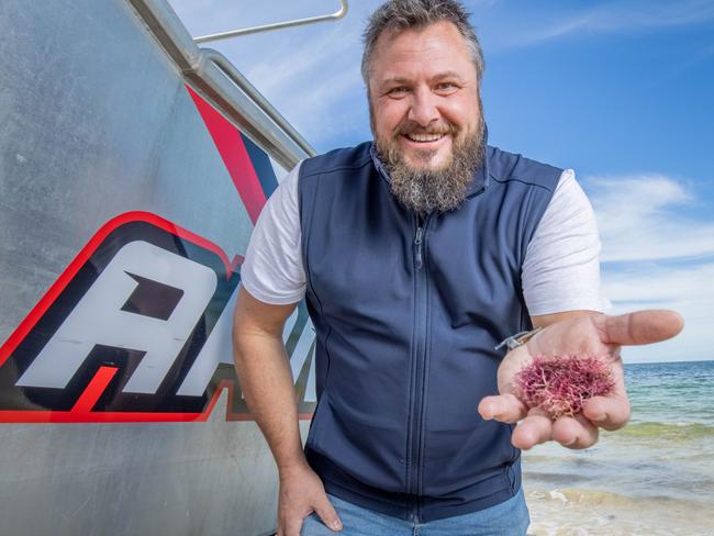 Bush Summit: CH4 Global's Adam Main at Louth Bay SA. Pictured on August 14th 2023. Picture: Ben Clark