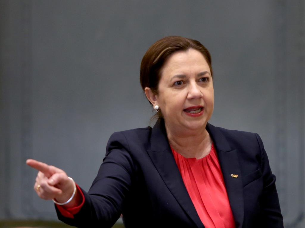 Annastacia Palaszczuk’s message is clear: Get vaccinated now. Photo Steve Pohlner