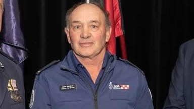 Well-respected firefighter and dairy farmer Geoff Douglas, 66, died on July 27. Picture: Poowong CFA/Facebook