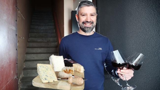 Anthony D’Anna is opening Italian wine bar Enoteca Boccaccio above his popular Balwyn cheese and charcuterie store, Boccaccio Cellars. Picture: Rebecca Michael