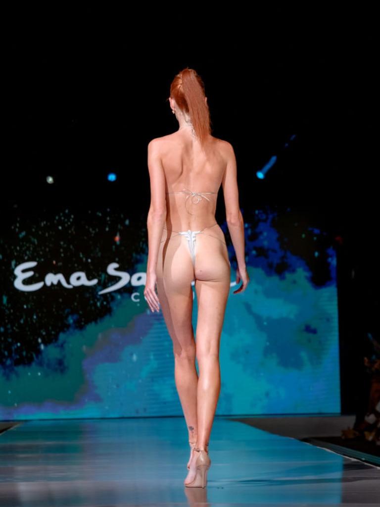 EXTREMELY Revealing bikini explodes at Miami Swim Week 2023