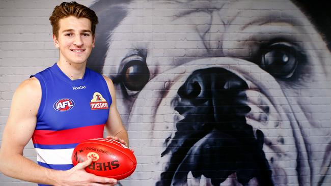 Marcus Bontempelli is the favourite to win this year’s AFL Rising Star award. Picture: Wayne Ludbey