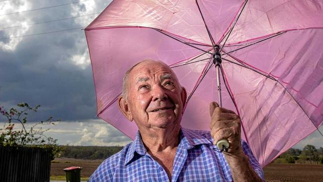 WELL VERSED: Retiree Frank Clissold claims to have experienced a miracle, two years after being struck by lightning. Picture: Dominic Elsome