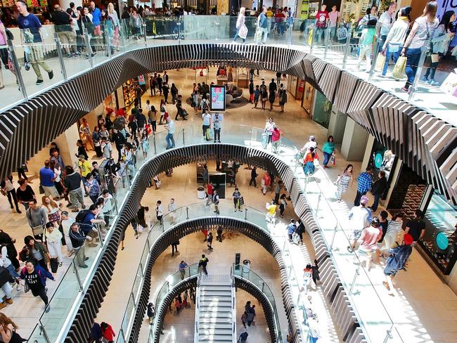 The Emporium shopping centre in Melbourne during the boxing day sales.