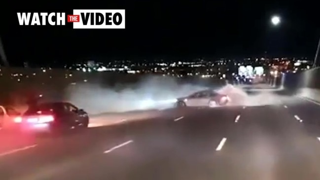 Brazen hoon's Gateway Bridge burnouts