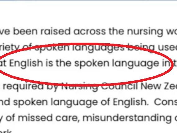 Staff at a hospital in New Zealand have expressed their fury at a memo banning them from speaking non-English, including Maori, languages at work. Picture: NZ Herald