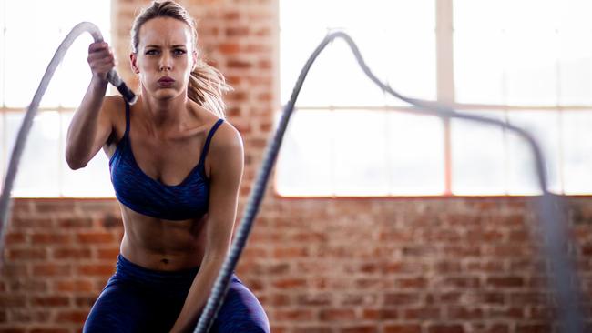 Battle rope can be good for strength and cardio. Picture: iStock
