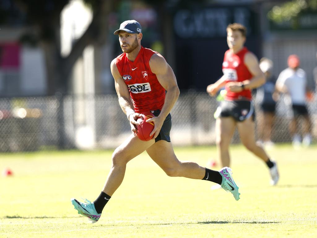 Taylor Adams looks set to add an electric edge to Sydney’s midfield. Picture: Phil Hillyard