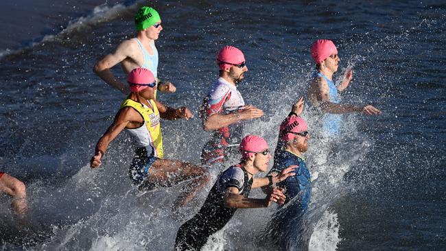 Photographs from the Townsville Triathlon Festival in 2023. Picture: Delly Carr