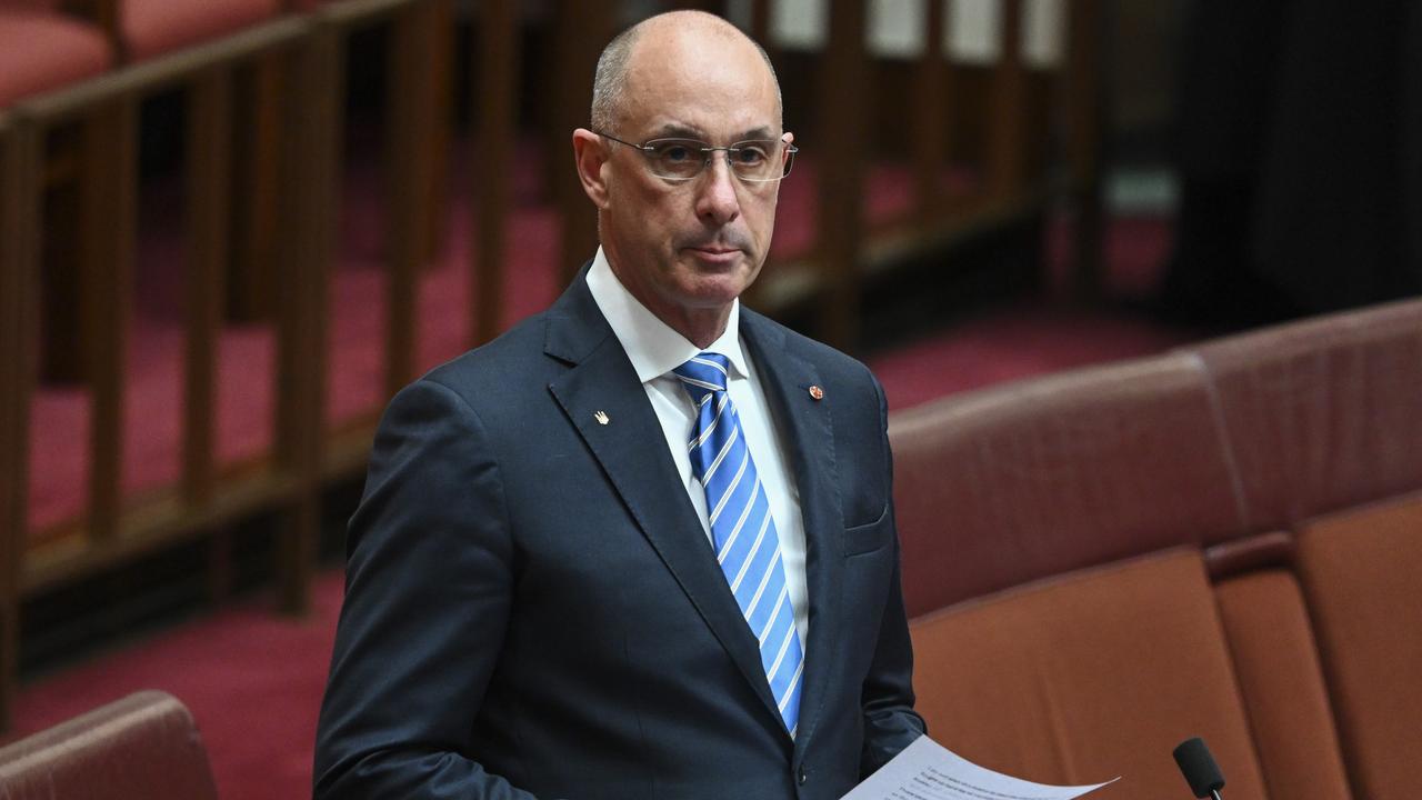 Senator David Van confirmed he would be going to the crossbench. Picture: NCA NewsWire / Martin Ollman