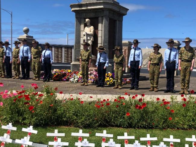 Anzac Day commemorations in Warrnambool. Picture: Supplied