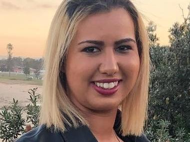 Bondi Beach real estate agent Raquel Borg, 24, who was charged over a fatal crash at Monterey which killed two young brothers. Picture: Supplied