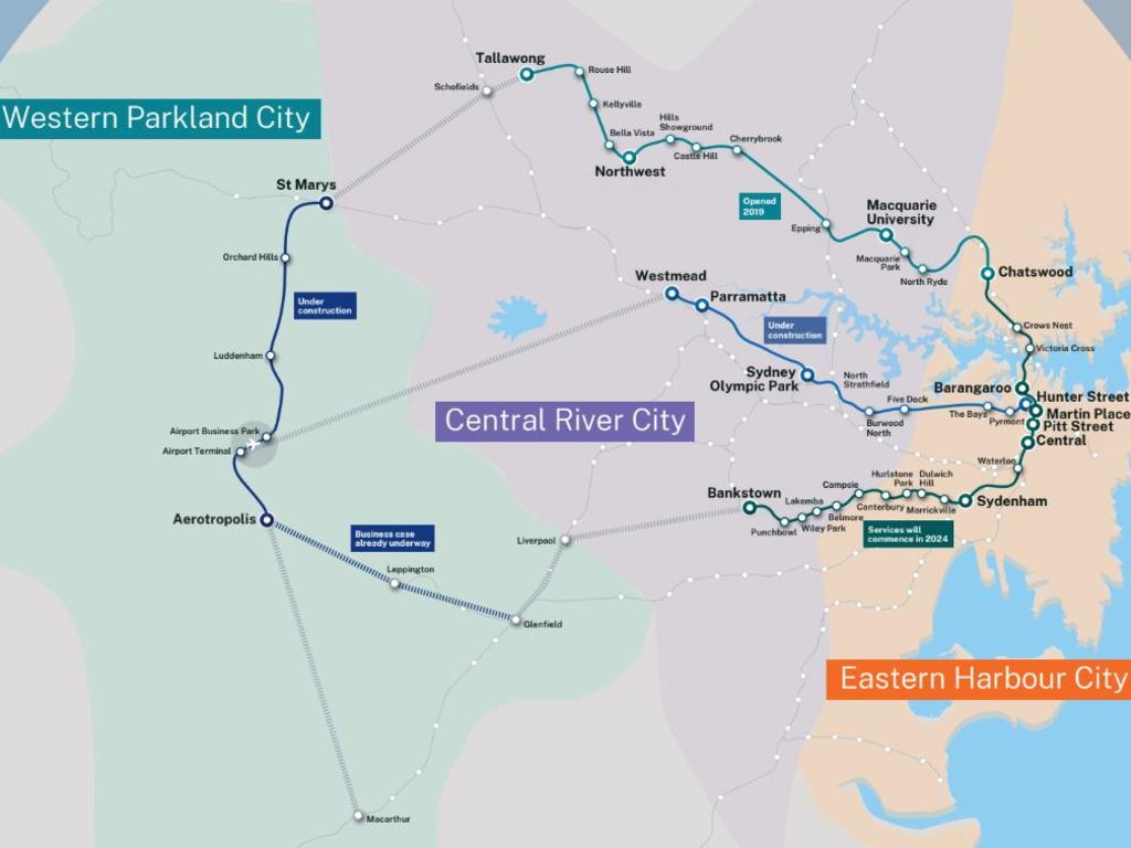 Metro lines plans showing the proposed extension and completion of lines.