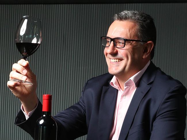 3/08/20 Treasury Wine Estates CEO Tim Ford ahead of the the annual release of the Penfolds vintage. Aaron Francis/The Australian